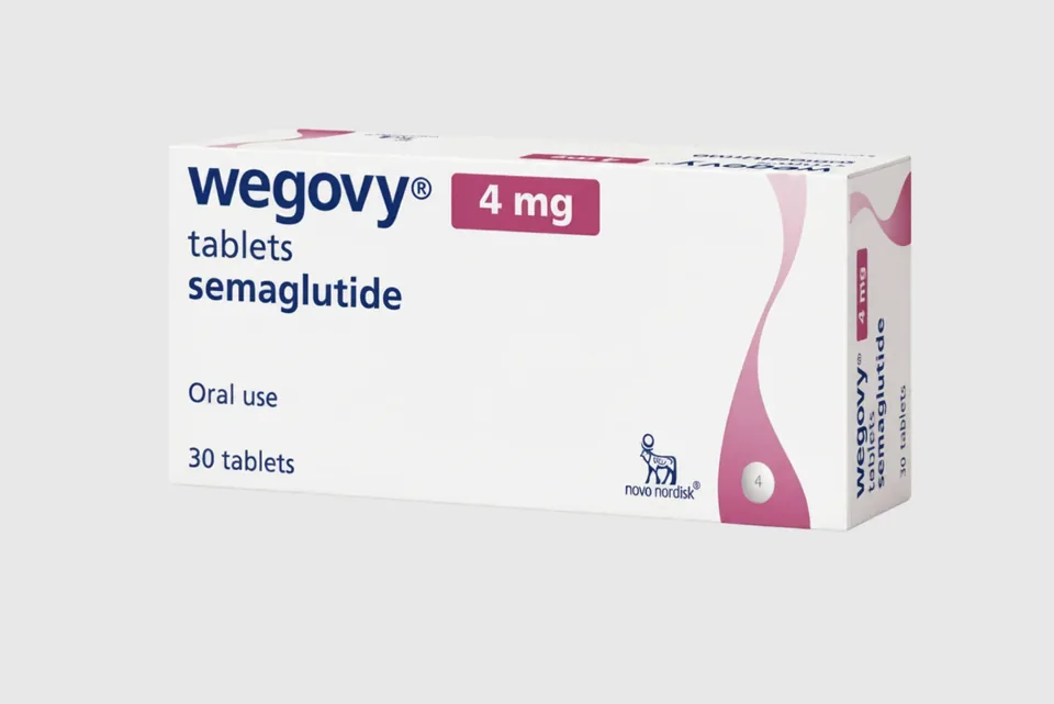 Wegovy 4 mg tablets (semaglutide), pack of 30