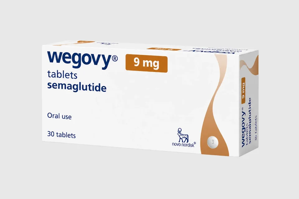 Wegovy 9 mg tablets (semaglutide), pack of 30